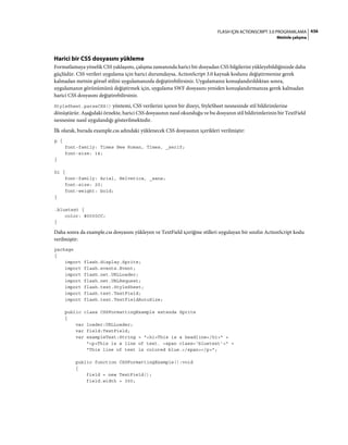 Adobe Flash as3 actionscript 3 ile programlama türkçe