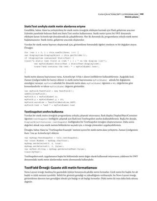 Adobe Flash as3 actionscript 3 ile programlama türkçe