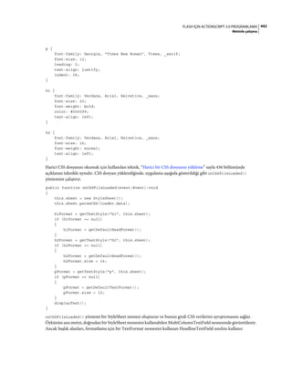 Adobe Flash as3 actionscript 3 ile programlama türkçe