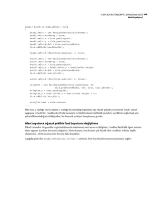 Adobe Flash as3 actionscript 3 ile programlama türkçe