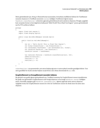 Adobe Flash as3 actionscript 3 ile programlama türkçe