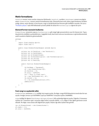 Adobe Flash as3 actionscript 3 ile programlama türkçe