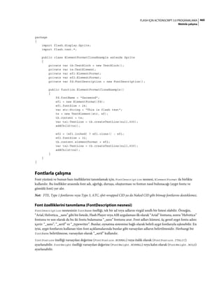 Adobe Flash as3 actionscript 3 ile programlama türkçe