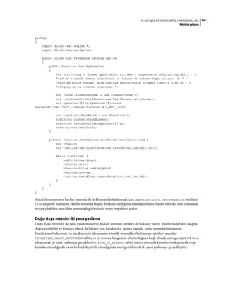Adobe Flash as3 actionscript 3 ile programlama türkçe