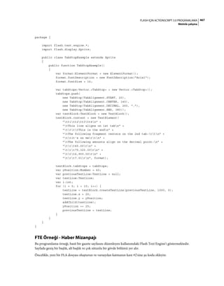 Adobe Flash as3 actionscript 3 ile programlama türkçe