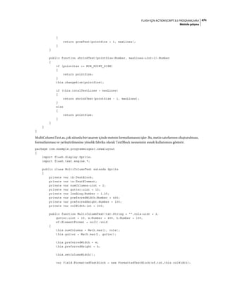 Adobe Flash as3 actionscript 3 ile programlama türkçe