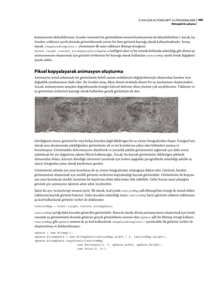 Adobe Flash as3 actionscript 3 ile programlama türkçe