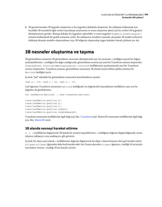 Adobe Flash as3 actionscript 3 ile programlama türkçe