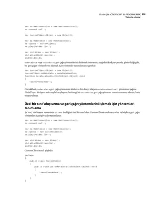 Adobe Flash as3 actionscript 3 ile programlama türkçe
