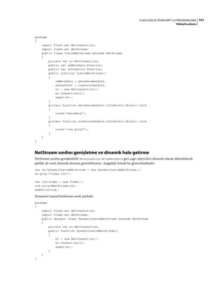 Adobe Flash as3 actionscript 3 ile programlama türkçe