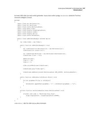 Adobe Flash as3 actionscript 3 ile programlama türkçe