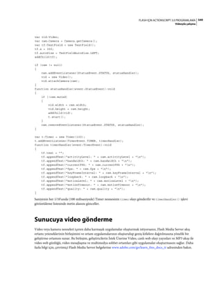 Adobe Flash as3 actionscript 3 ile programlama türkçe