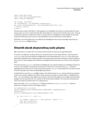Adobe Flash as3 actionscript 3 ile programlama türkçe