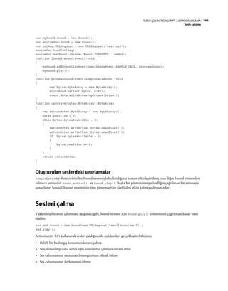 Adobe Flash as3 actionscript 3 ile programlama türkçe