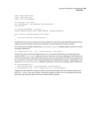 Adobe Flash as3 actionscript 3 ile programlama türkçe