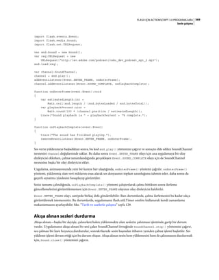 Adobe Flash as3 actionscript 3 ile programlama türkçe