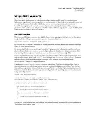 Adobe Flash as3 actionscript 3 ile programlama türkçe