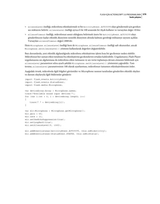 Adobe Flash as3 actionscript 3 ile programlama türkçe