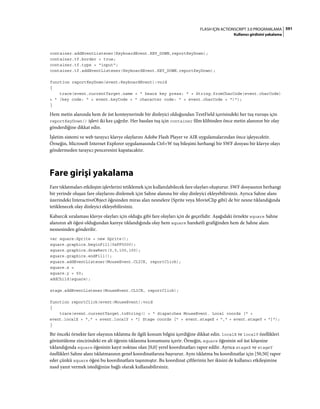 Adobe Flash as3 actionscript 3 ile programlama türkçe