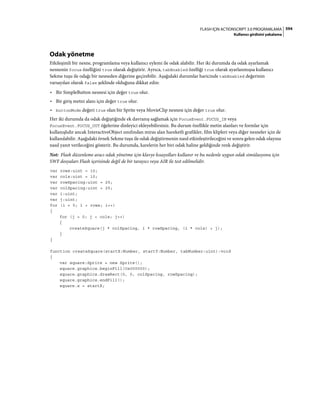 Adobe Flash as3 actionscript 3 ile programlama türkçe