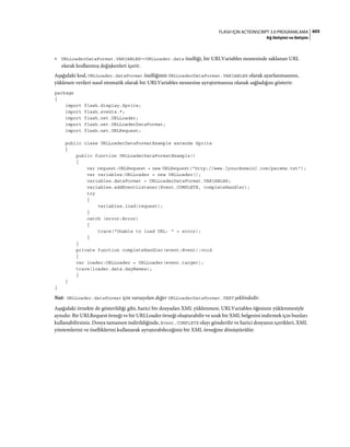 Adobe Flash as3 actionscript 3 ile programlama türkçe