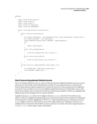 Adobe Flash as3 actionscript 3 ile programlama türkçe