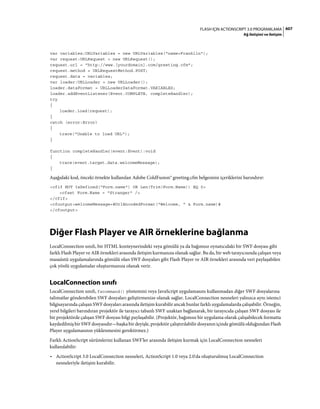 Adobe Flash as3 actionscript 3 ile programlama türkçe