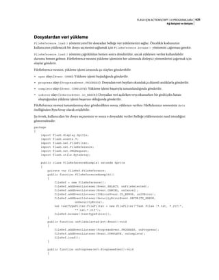 Adobe Flash as3 actionscript 3 ile programlama türkçe