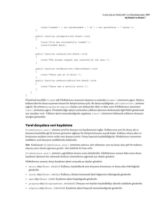Adobe Flash as3 actionscript 3 ile programlama türkçe