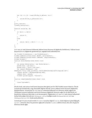 Adobe Flash as3 actionscript 3 ile programlama türkçe