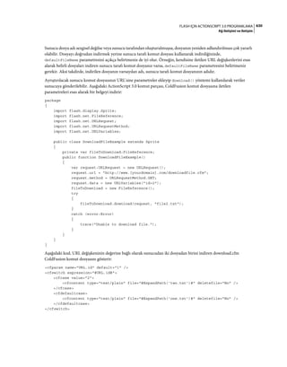 Adobe Flash as3 actionscript 3 ile programlama türkçe
