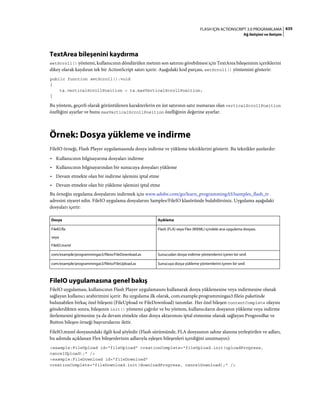 Adobe Flash as3 actionscript 3 ile programlama türkçe