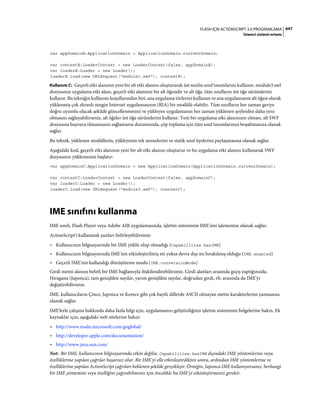 Adobe Flash as3 actionscript 3 ile programlama türkçe