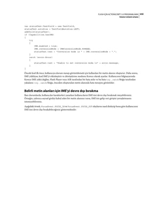 Adobe Flash as3 actionscript 3 ile programlama türkçe
