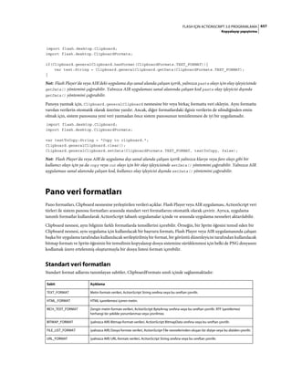Adobe Flash as3 actionscript 3 ile programlama türkçe