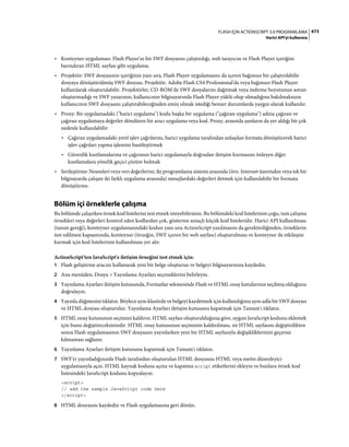 Adobe Flash as3 actionscript 3 ile programlama türkçe