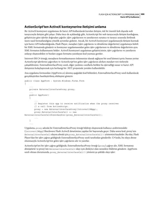 Adobe Flash as3 actionscript 3 ile programlama türkçe