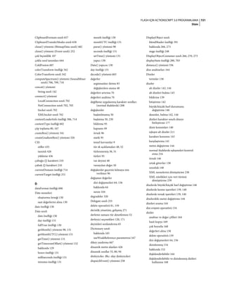 Adobe Flash as3 actionscript 3 ile programlama türkçe