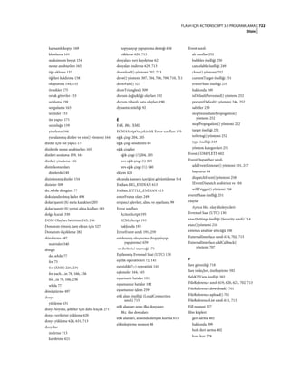 Adobe Flash as3 actionscript 3 ile programlama türkçe