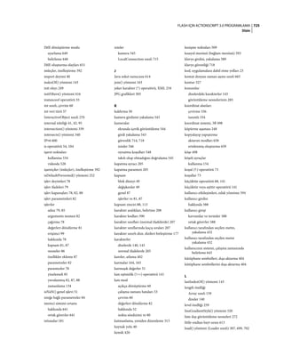 Adobe Flash as3 actionscript 3 ile programlama türkçe