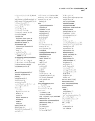 Adobe Flash as3 actionscript 3 ile programlama türkçe
