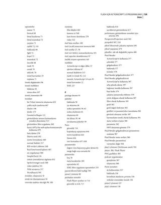 Adobe Flash as3 actionscript 3 ile programlama türkçe