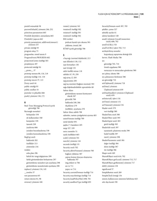 Adobe Flash as3 actionscript 3 ile programlama türkçe