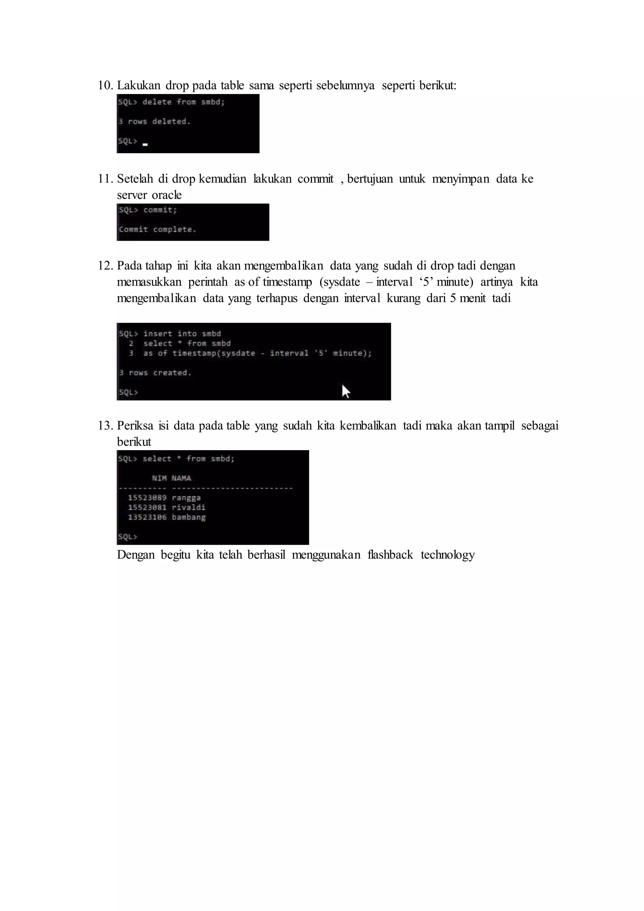 Flashback technology oracle pdf