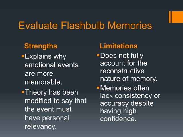 Flashbulb Memories