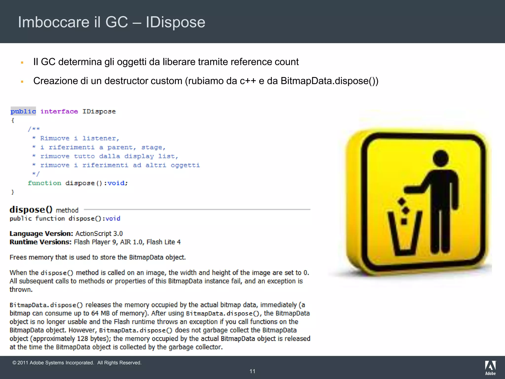 “Embarassing pause”Piùdifficilecadere in erroridigestionedellamemoriaquali:DANGLING POINTERSDOUBLE FREEMEMORY LEAKS