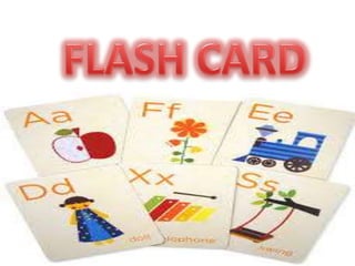 Printable Color Flash Card Flip Book 