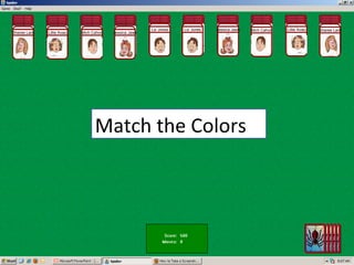 The Epiphany Match the Colors Sharee Lam Mich Cahon Liz Jones Jessica Jaws Lillie Avao Sharee Lam Mich Cahon Liz Jones Jessica Jaws Lillie Avao 