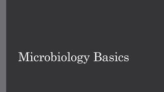Microbiology Basics
 