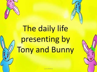 The daily life
presenting by
Tony and Bunny
Laura Beltran

 